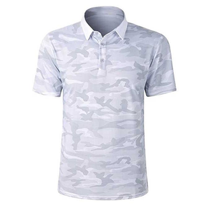 T-shirts polo pour hommes 100% coton décontracté en gros OEM Service personnalisé avec logo uni à manches courtes imprimé - Product Image 1
