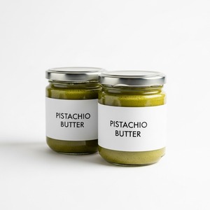 Mantequilla de pistacho orgánica totalmente natural Premium con rico sabor a nuez para extender batidos para hornear y avena - Product Image 1