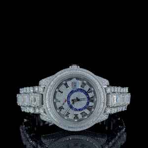 Montre indienne élégante en diamant Montre unisexe de luxe Parfaite pour les garçons et les filles Idéal pour les cadeaux de fête de mariage et de bureau - Product Image 5