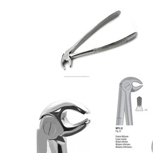 Pinzas ergonómicas manuales para extracción dental de molares inferiores, instrumento quirúrgico de acero inoxidable, World Precision Surgical CE - Product Image 1