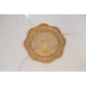 Nouvelle Collection de napperons ronds en rotin meilleure qualité taille personnalisée pour la maison cuisine Table décoration rotin chargeur plaque en vente - Product Image 2