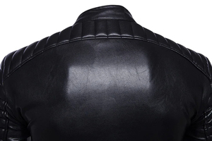 OEM Wholesale Custom logo <b>Heat</b> Transfer logo Design Leather <b>Jacket</b> Best Quality Customized Winter Casual Fashion Leather <b>Jackets</b> - Product Image 5