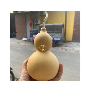 Artisanat de gourdes séchées faites à la main, matériaux naturels, décoration rustique pour la maison - Product Image 1