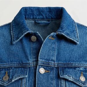 Trendy Cropped Women Denim Jacket Frayed Hem Distressed Finish Modern Streetwear Outfits Fashion Casual <b>Coat</b> Customized Color - Product Image 4