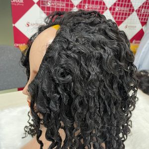 Belles perruques u-part romantiques bouclées Top tendance vente en gros usine 100% cheveux humains couleur naturelle - Product Image 3