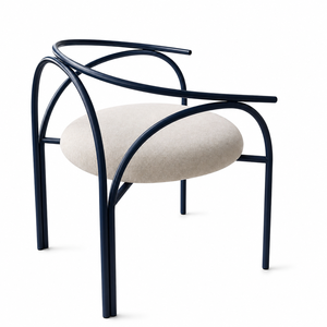 Fauteuil de salon moderne en velours rembourré avec pieds en métal, coussin en tissu durable et facile à nettoyer pour l'ameublement de la maison - HansArt - Product Image 1