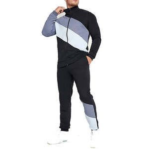 Vêtements de sport personnalisés de luxe grande taille pour hommes Survêtement de jogging à capuche léger de haute qualité avec fermeture à cordon logo avant - Product Image 2