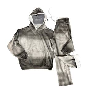 2025 nouveauté survêtement lourd lavé à l'acide Vintage et Logo ensembles de pantalons de survêtement dernière conception unisexe pour hommes - Product Image 4