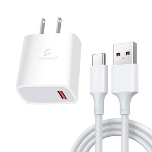 Caricabatterie Rapido PD 5V 2.1A con Cavo Type C per Telefoni Cellulari e Auricolari, Spina UK Compatibile con Standard EU/JP - Product Image 2