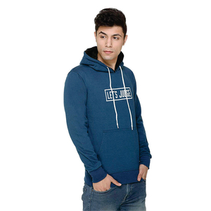 Sweat à capuche de sport surdimensionné imprimé en 3D d'automne pour hommes en gros 100% coton doublé léger décontracté à manches longues pull au crochet - Product Image 4