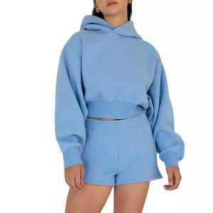 Sudaderas con Capucha de Algodón Suave Antiencogimiento para Mujer, Tallas Grandes, Ropa Deportiva Informal, Impresión Digital, Tinte Liso, 400g - Product Image 1