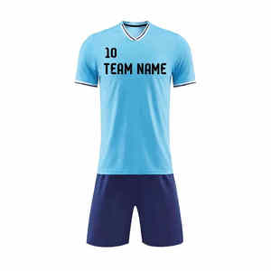Ensemble de maillots de football personnalisés pour hommes, vêtements de sport à bas prix, fabriqués au Pakistan, avec le nom de l'équipe - Product Image 2