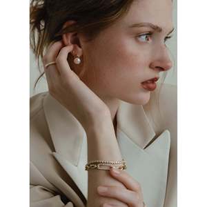 Anillo de Diamantes Ins de Oro Sólido de 14k con Corte Radiante y Princesa, Joyería Fina Romántica para Uso Diario con Piedra de Ópalo - Product Image 3