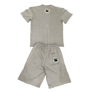 Conjuntos de camiseta y pantalones cortos para hombre con logotipo personalizado superventas Conjunto de camiseta y pantalones cortos de dos piezas para hombre - Product Image 2