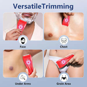 Afeitadora Corporal Eléctrica Recargable e Impermeable para Hombre con Cuchillas de Cerámica, Motor de 7200 RPM y 60 Minutos de Autonomía para el Cuidado de la Zona Íntima - Product Image 4