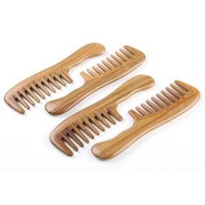 Peine de Madera de Neem Tradicional para Masaje del Cuero Cabelludo, Cuidado del Cabello, Peinado y Estilismo - Product Image 5