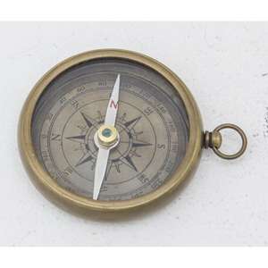 Boussole de luxe antique boîte intelligente emballée boussole ronde en laiton accessoires nautiques articles cadeaux boussole Premium prix abordable - Product Image 4