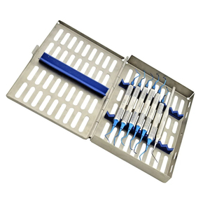 Kit de Curettes et Détartreurs Manuels Réutilisables en Acier Inoxydable pour l'Entretien des Implants Dentaires, Approuvé CE, Instruments de Classe I pour Ponts Osseux - Product Image 3