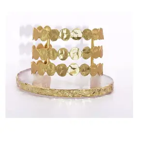 High Quality China Stock on Christmas Long Silver Jewelry women bracelet cuff at 1 year guarantee jewelry gold plated