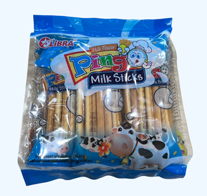 Crispy Halal Sweet Pingo 186g Milk Stick Cookies Vanilla Flavored Biscuits Packaged Box Bag Carton Sachet <b>Blue</b> - Product Image 5