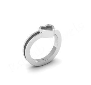 2025 anillo de aniversario de bodas de plata personalizado de alta calidad en forma de corazón 925 sello joyería de montaje al por mayor regalo de joyería de 6mm - Product Image 5