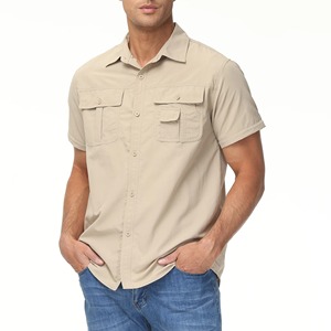 เสื้อเชิ๊ตผู้ชายแขนยาวมีกระดุมแบบแห้งเร็วพร้อมคุณสมบัติป้องกันแสงแดดถอดออกได้และตกปลาสินค้าดีไซน์ระบายอากาศได้ดี - Product Image 2