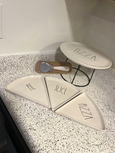 แท่นวางพิซซ่าไม้สไตล์อเมริกันชั้นวางพิซซ่าแบบตั้งโชว์พิซซ่าทำจากโลหะปรับขนาดได้ตามต้องการ - Product Image 6