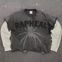 T-shirt pour homme à manches longues, double couche, respirant, anti-rides, séchage rapide, imprimé DTG, 100% coton, de haute qualité, personnalisé