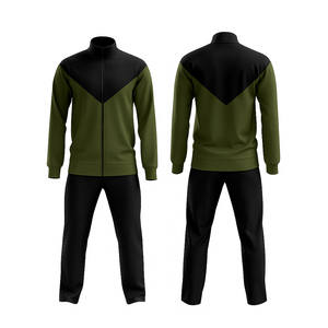 Nouveauté 2026 Survêtement de sport écologique grande taille, séchage rapide, 100% coton, polaire mi-lourd, fermeture éclair intégrale - Product Image 2