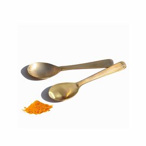 Luxury Brass <b>Table</b> Spoon Set with <b>Mirror</b> Polish for Hotels Banquets Home Kitchens Party & Special Occasions-Indian Supplier - Product Image 1