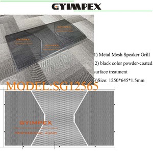 Grille de haut-parleur 1250*645*1.5mm, filet audio, couverture de protection des basses, accessoires de haut-parleur, grille de haut-parleur, maille SG12565 - Product Image 6
