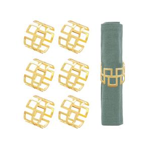 Anillos de servilleta metálicos diseñados para complementar la experiencia gastronómica de lujo con una forma equilibrada, un brillo discreto y un atractivo de diseño duradero. - Product Image 6