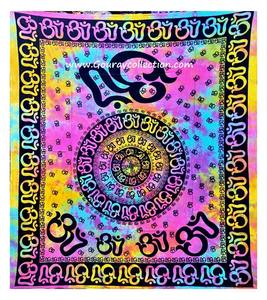 MULTI FARKA OM PRINT Sábanas Decorativas para el Hogar, Tapices, Decoraciones Colgantes de Pared para el Hogar y Regalos GC-TPDB-282. - Product Image 1