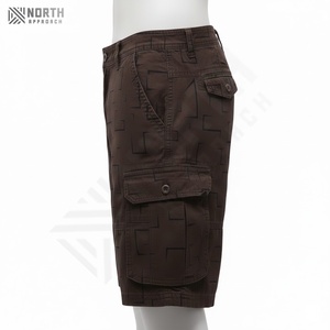Factory Direct Sale Men <b>Elastic</b> <b>Waist</b> <b>Short</b> Pants Quality Cotton <b>Cargo</b> Casual <b>Shorts</b> Cheap <b>Cargo</b> <b>Shorts</b> For Men Breathable Men - Product Image 3