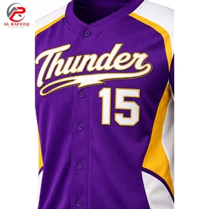 Uniforme de Fútbol de Poliéster de Alta Calidad con Diseño Personalizado y Cuello en V para Adultos, Conjuntos de Uniformes de Béisbol para Jugadores de Equipo - Product Image 6