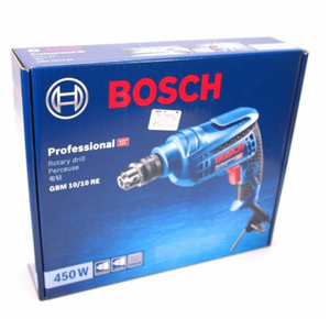 Perceuse rotative professionnelle GBM 10 RE, moteur 600 W, diamètre de perçage 10 mm, perçage de métal, haute précision, roulement à broche fixe - Product Image 6