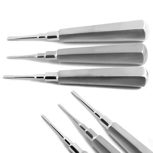 Elevadores Dentales Manuales Ergonómicos de Precisión Mundial para Extracción de Puntas de Raíz, Herramientas de Acero Inoxidable con Certificación CE - Product Image 1