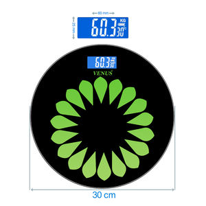 Household 180kg LCD Display Rectangle <b>Glass</b> Digital Battery Powered Auto Zero Eco-Friendly Portable Bathroom Body Weighing Scale - Product Image 5
