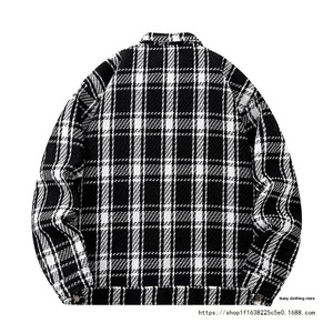 Otoño Invierno nueva chaqueta de tendencia de moda para hombres cuello de gran tamaño grueso de alta calidad chaqueta de estilo de motocicleta informal para jóvenes - Product Image 3