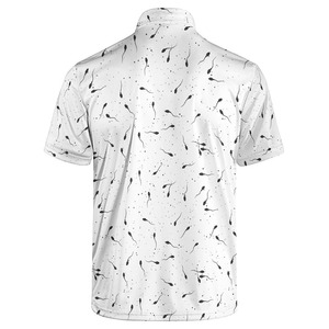 OEM logotipo personalizado impresión 100% algodón manga corta antiarrugas para Polos para hombres transpirable lona hombres para polo - Product Image 2