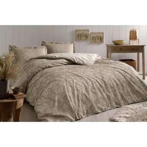 Ensemble de housse de couette Özdilek Antico Beige Double Ranforce - Product Image 1