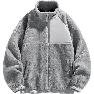 Sweat à capuche en coton surdimensionné de qualité supérieure avec logo personnalisé OEM ODM Mode d'hiver en polaire de haute qualité Sweat à capuche en sherpa pour hommes - Product Image 1
