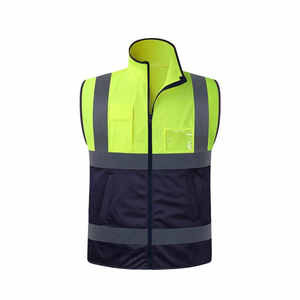 Lightweight Protective Anti <b>Stab</b> Hi Vis Construction Work Green Orange Cotton Safety <b>Vest</b> Clothing High Quality - Product Image 5