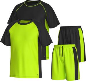 Ensemble de vêtements de sport décontractés pour hommes de haute qualité, respirant, t-shirt et short élégants pour l'été par des vendeurs fantastiques - Product Image 4