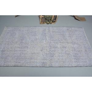 พรมวินเทจตุรกีขนาด 3.6x6.9 ฟุต, พรมปูพื้น, พรมโมร็อกโกสีเทา - Product Image 3