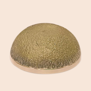 Cuenco Kansa Scrub Vatki hecho a mano de alta calidad para Terapia de masaje de pies Ayurvédico promueve la circulación relajación profunda directa - Product Image 3