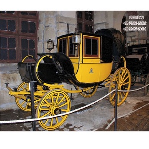 Carruaje de Caballos Victoriano Moderno al por Mayor con Construcción de Metal y Madera, Diseño Ligero, Tamaño Personalizado para Eventos - Product Image 1