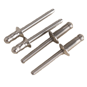 Rivets aveugles à tête ronde en acier inoxydable à tambour unique, directement de l'usine - Product Image 1