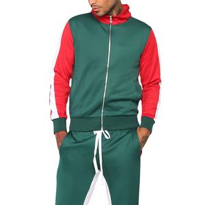 OEM BSCI venta al por mayor poliéster polar terciopelo chándal cordón cremallera liso terciopelo Activewear para deportes de invierno chándales sudaderas con capucha - Product Image 1