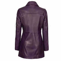 Damen Hochwertiger Atmungsaktiver Eleganter Langer Mantel Stilvoller Winter-Leder-Strickmantel Moderner Trenchcoat Modische Oberbekleidung